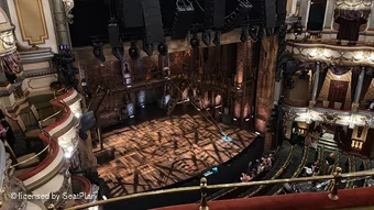 Victoria Palace Theatre Grand Circle C38 view from seat photo