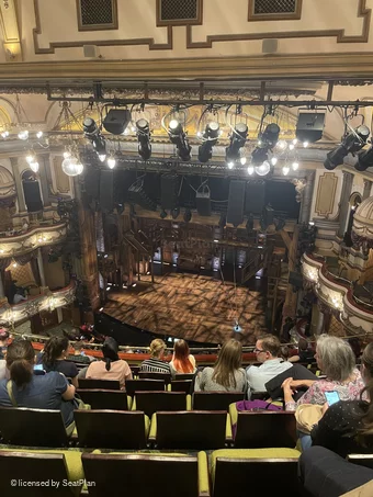 Victoria Palace Theatre Grand Circle J9 view from seat photo