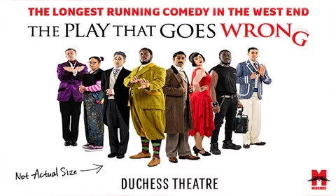 The Play That Goes Wrong at Duchess Theatre, London