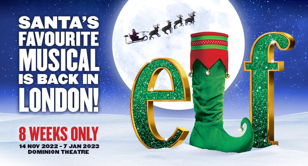 Elf! the Musical production banner