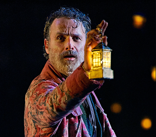 Andrew Lincoln as Ebenezer Scrooge in A Christmas Carol at the Old Vic