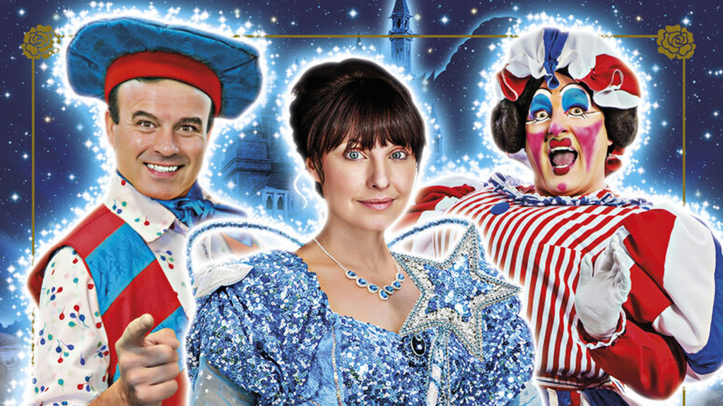 Production image of Beauty and the Beast at Bournemouth Pavilion, including Emma Barton as Fairy Bon Bon.