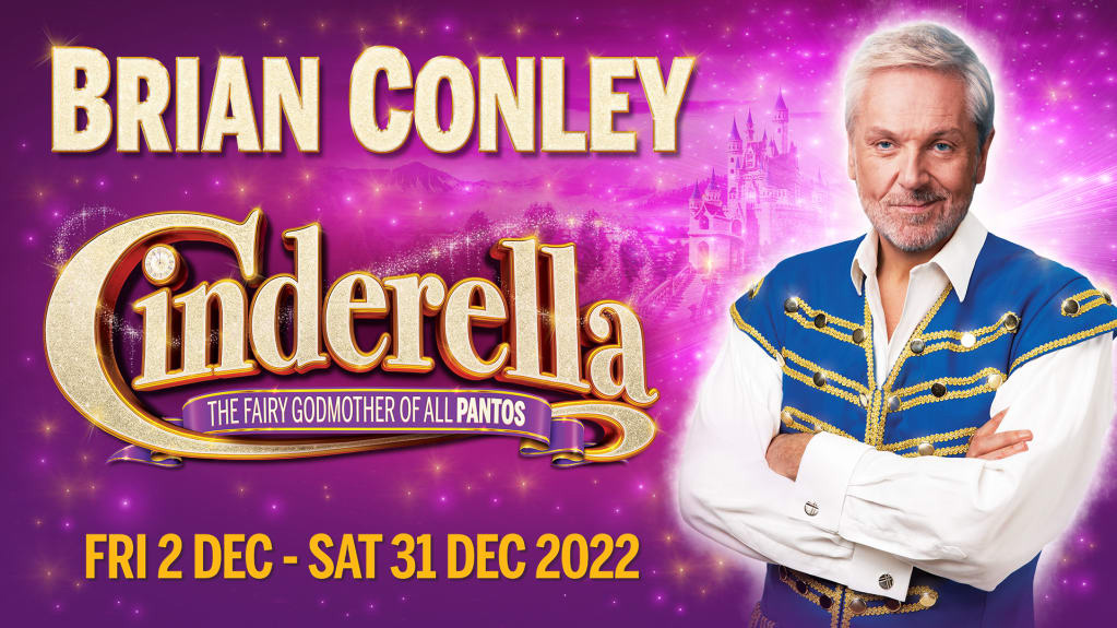 Production poster for Cinderella at New Victoria Theatre Woking.