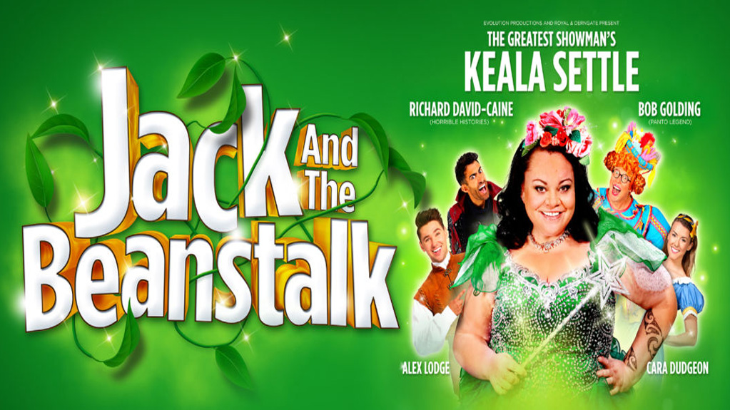 Production poster for Jack and the Beanstalk at Royal & Derngate, Northampton.