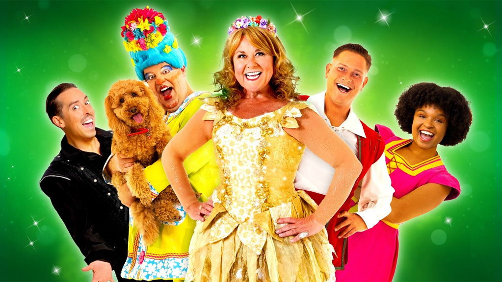 Cast image for Jack and the Beanstalk at Sheffield Lyceum Theatre.