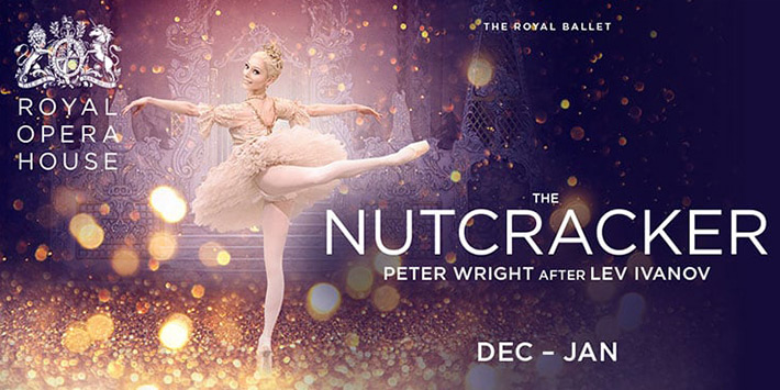 Artwork for The Royal Ballet production of The Nutcracker at the Royal Opera House