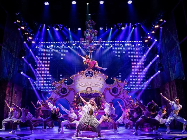 The cast of & Juliet on Broadway