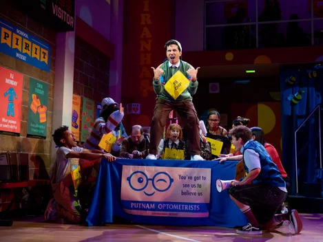 The 25th Annual Putnam County Spelling Bee is playing at New World Stages