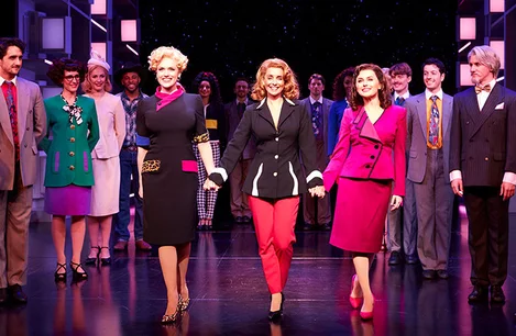 Cast of 9 to 5 the Musical at the Savoy Theatre, London