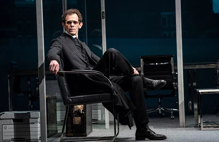 Adam Godley in The Lehman Trilogy at Piccadilly Theatre London