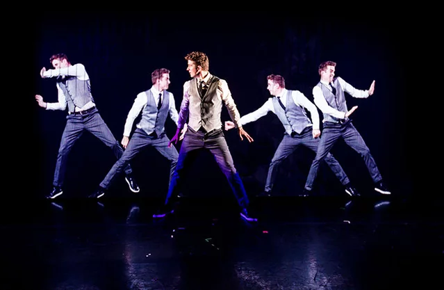 Adam Trent in The Illusionists at Shaftesbury Theatre London