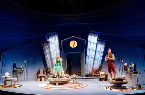 Andrew Scott and Kitty Archer in Present Laughter at the Old Vic Theatre, London