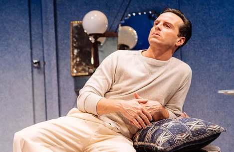 Andrew Scott in Present Laughter at the Old Vic Theatre, London