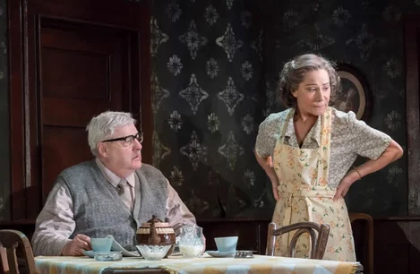 Zoe Wanamaker and Peter Wight in The Birthday Party