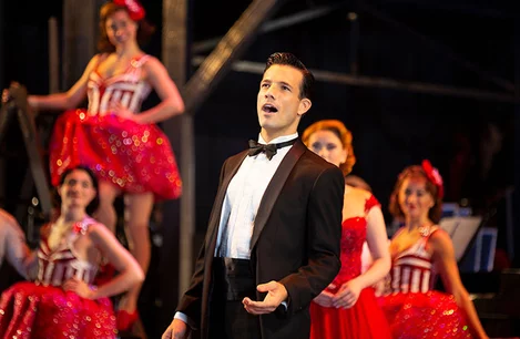 Danny Mac in White Christmas at the Dominion Theatre, London