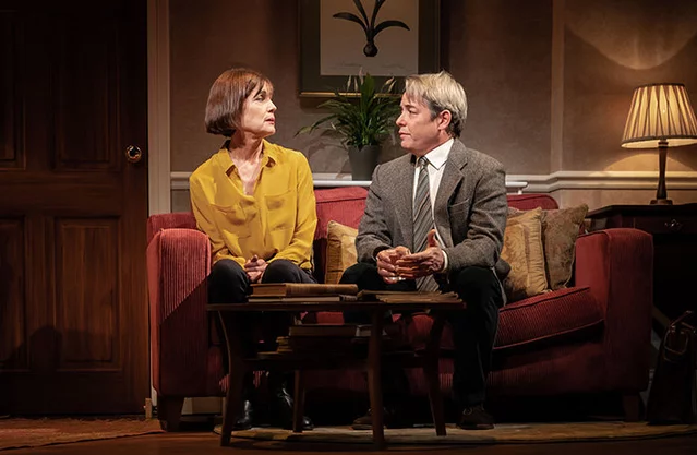 Elizabeth McGovern and Matthew Broderick in The Starry Messenger at Wyndham's Theatre London