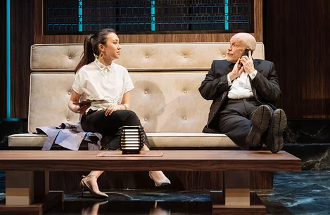 Ioanna Kimbrook and John Malkovich in Biter Wheat at the Garrick Theatre
