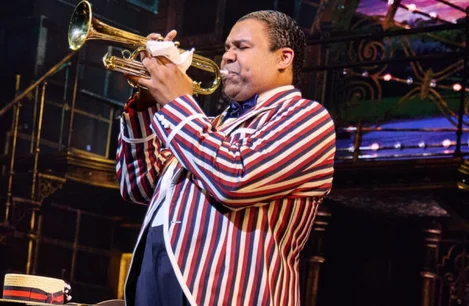 James Monroe Iglehart as Louis Armstrong in A Wonderful World