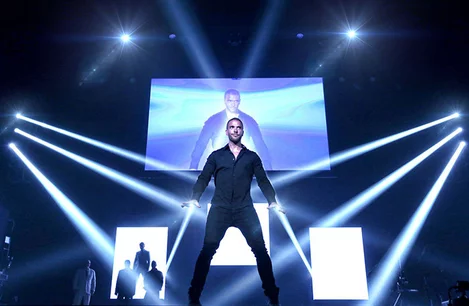 James More in The Illusionists at Shaftesbury Theatre London
