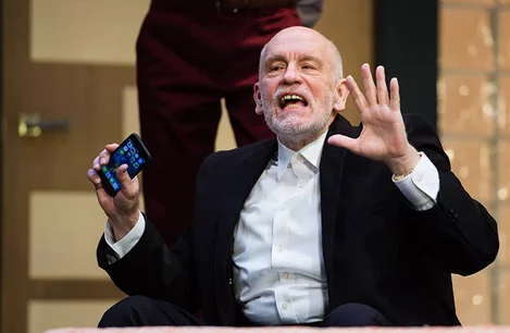 John Malkovich in Bitter Wheat at the Garrick Theatre London