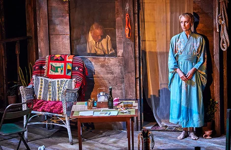 Julian Glover and Lia Williams in The Night of the Iguana at the Noel Coward Theatre, London