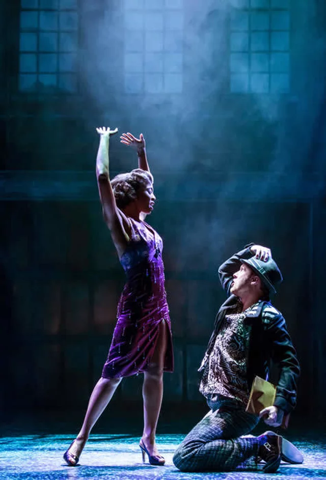 MEMPHIS Beverley Knight (Felicia Farrell) and Killian Donnelly (Huey Calhoun). Photo credit Johan Persson