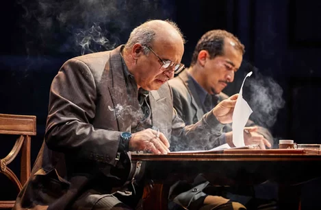 Peter Polycarpou in Oslo Harold Pinter Theatre