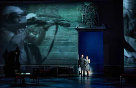 Toby Stephens and Lydia Leonard Oslo