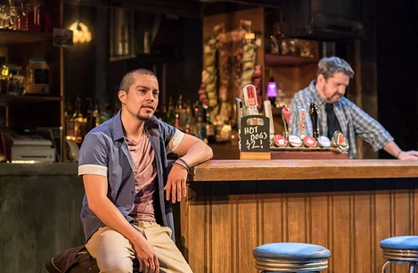 Sebastián Capitán Viveros in Sweat at the Gielgud Theatre, London