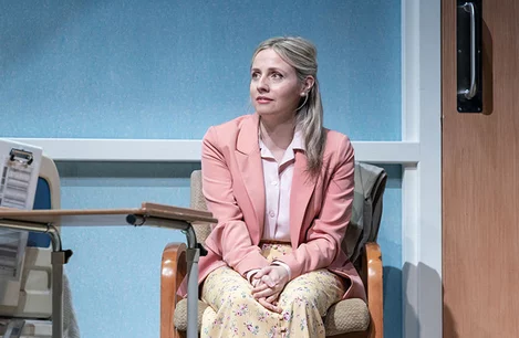 Sinead Matthews in The Starry Messenger at Wyndham's Theatre London