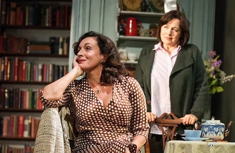 Amanda Drew and Lucy Cohu in The Height of the Storm London - West End Theatre