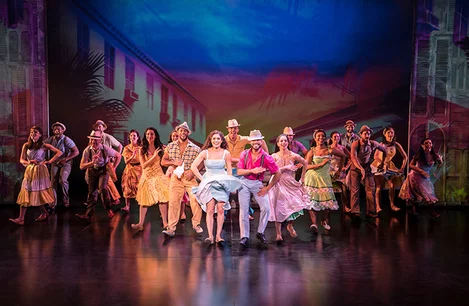 The cast of On Your Feet! at London Coliseum