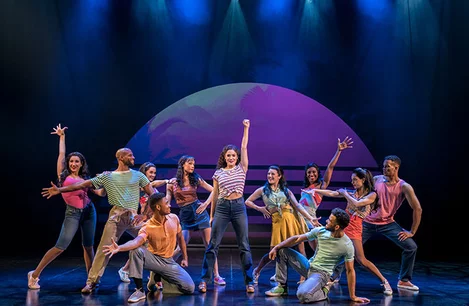 The cast of On Your Feet! at London Coliseum