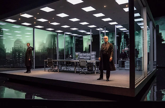 The cast of The Lehman Trilogy at Piccadilly Theatre London