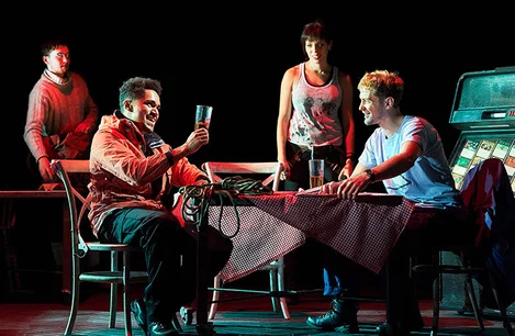 The cast of Touching The Void at the Duke of York's Theatre
