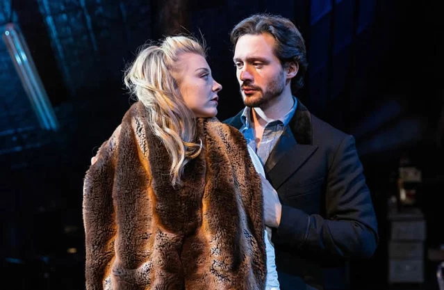 Natalie Dormer and David Oakes in Venus in Fur