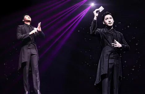 Yu-Ho-Jin in The Illusionists at Shaftesbury Theatre London