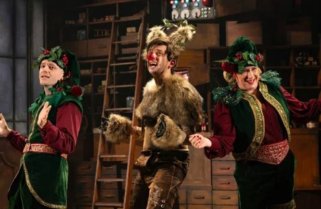 The cast of A Christmas Carol (ish) at Soho Place