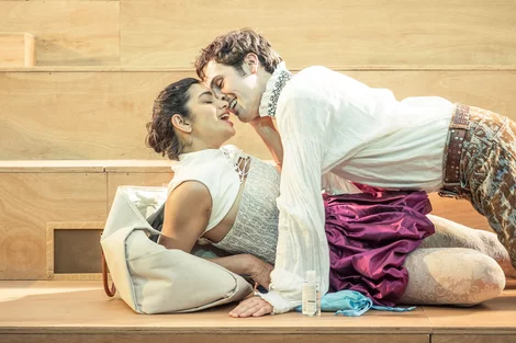Hiftu Quasem and Misia Butler in A Midsummer Night's Dream