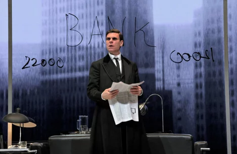 Aaron Krohn in The Lehman Trilogy