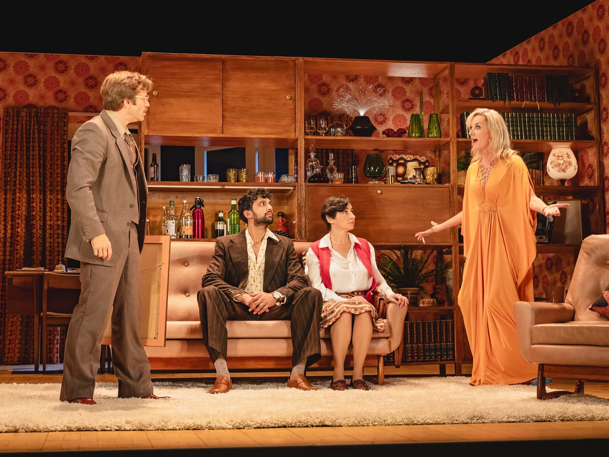 Tamsin Outhwaite leads the cast of Abigail's Party