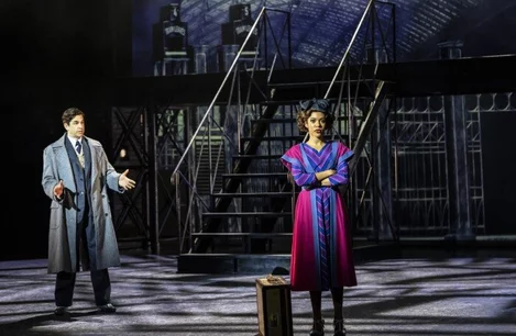 Adam Garcia and Nicole Lily Baisden in 42nd Street