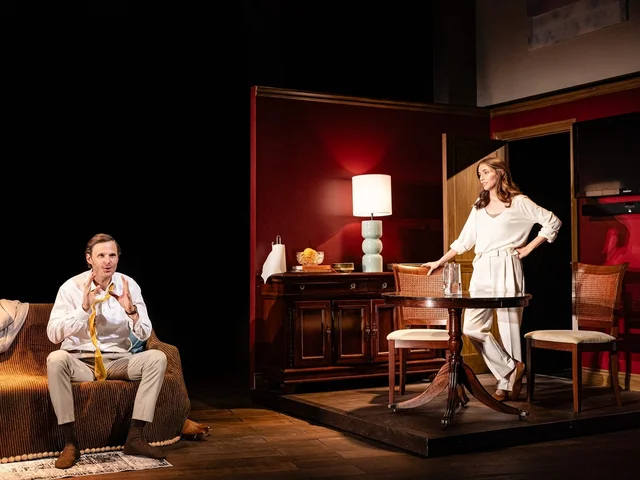 Affluenza runs at Hammersmith's Riverside Studios