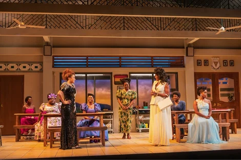 The cast of African Mean Girls Play