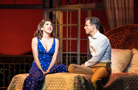 Aimie Atkinson as Vivian Ward and Danny Mac as Edward Lewis in Pretty Woman: The Musical