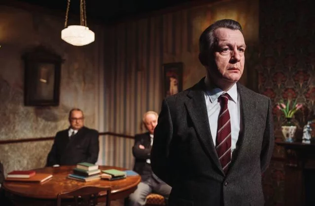 Alan Cox as Werner Heisenberg in Farm Hall