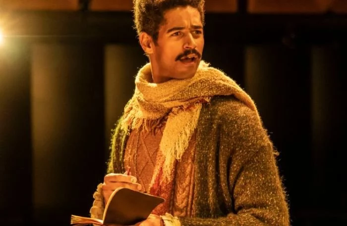 Alfred Enoch as Orlando in As You Like It at Soho Place Theatre