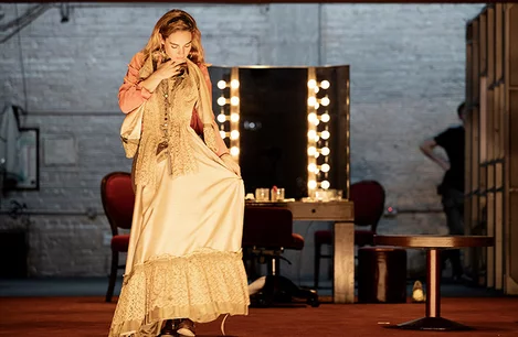 Lily James in All About Eve at the Noel Coward Theatre London