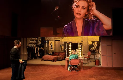 Lily James and Cast of All About Eve at the Noel Coward Theatre London