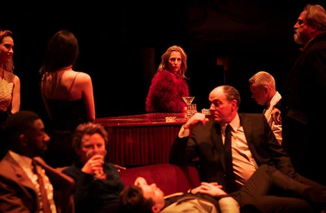 Cast of All About Eve at the Noel Coward Theatre London